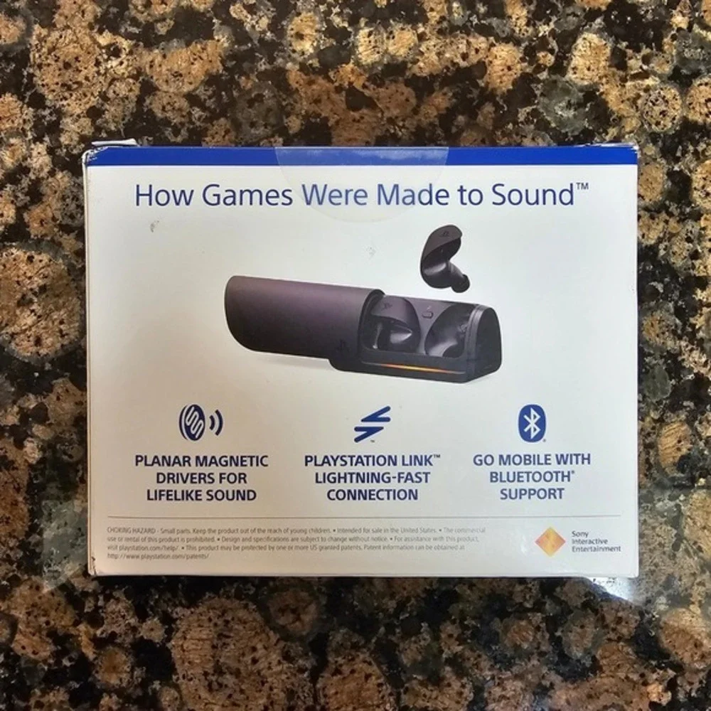 New! Sony PlayStation PULSE Explore PS5 Wireless Earbuds w/ Case, Midnight Black